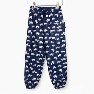 Hatley Kids Rain Pants Size 7 Blue Tractor Print Waterproof Pull On